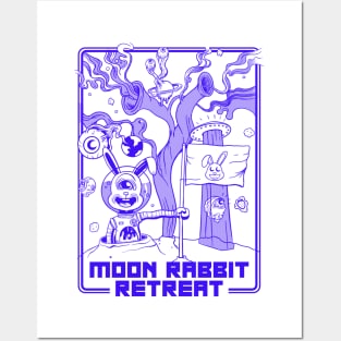 Moon Rabbit Retreat Posters and Art